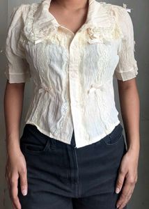 Vintage Inspired Lace Blouse