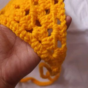 Crochet Triangle Bandana