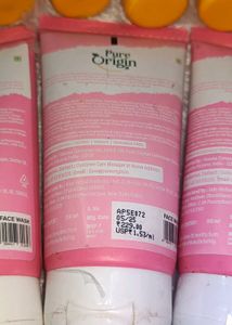 Pure Origin Korean Vitamin C Face Wash &amp; Sunscreen