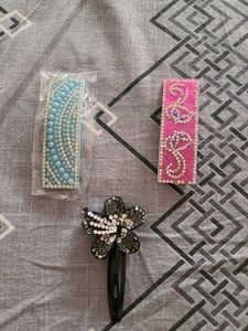 Sparkling Hair Clips Set