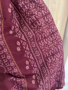 Elegant Maroon Rayon Kurti