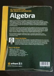 JEE Algebra Book by Arihant