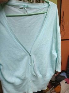 Blue casual top
