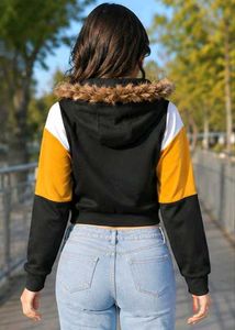 Cute But Psycho Cropped Hoodie