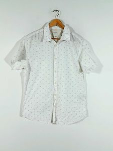 Off White Printed Shirt For Men's