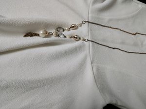 Women's white colored top-S Size