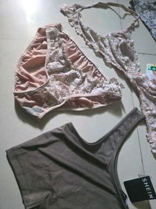 Lace &amp; Mesh Lingerie Set