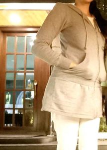 Gray Zip-Up Hoodie