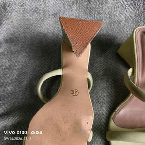 N. Chic Pastel Block Heel Mules