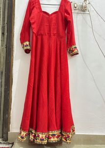 Vibrant Red Ethnic Kurta
