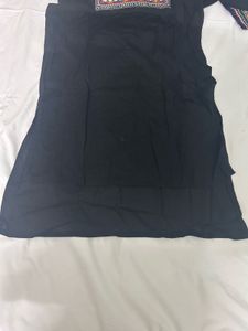 Embroidered Black Kurta