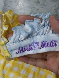 Cute Yellow Gingham Baby Dress