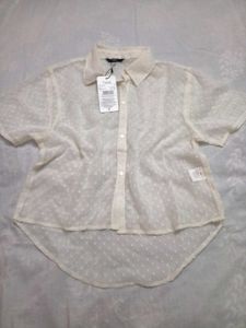 SHEIN BRAND SALE🎊 White Loose Fit Shirt