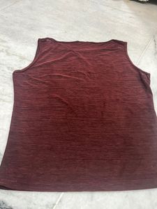 Maroon Color Fitted Top