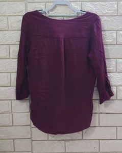Elegant Burgundy Top