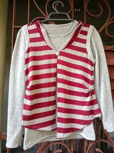 Beautiful Winter Top With Fancy Outer 🤎🤎🤎