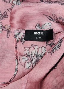 Floral Print Pink Top