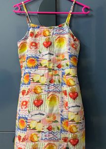 Vibrant Print Nuon Westside Mini Dress