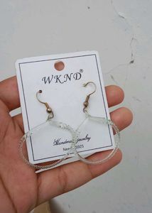 WKND Clear Hoop Earrings