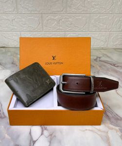 lv belt wallets set