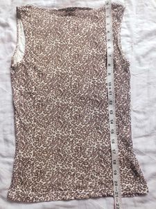 Stylish V-Neck Leopard Print Tank Top