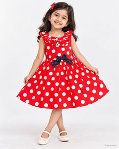 Adorable Red Polka Dot Dress