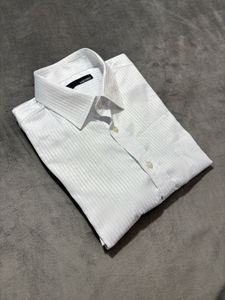 LACHEF White Striped Shirt