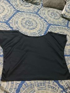 Black handmade Oversized T-Shirt