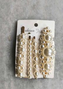Pearl Hair Clip Set