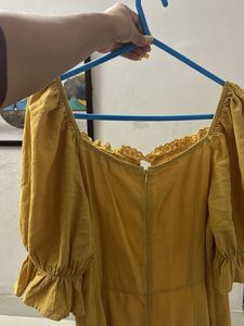 Mustard Midi Dress