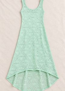 Light Green Crochet Mini Dress🌿