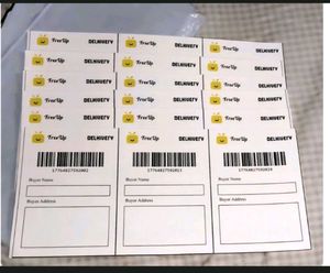 Free Up Delhivery sticky lables