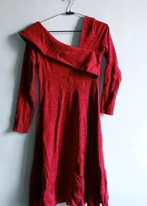 🇩🇪Red Elegant Very Pretty Woolen Dress