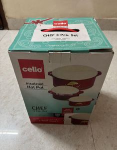 🆕Cello Chef 3 pcs Insulated Hot Pot Casserole