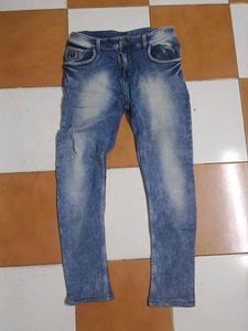 Blue Washed LEE Denim Jeans