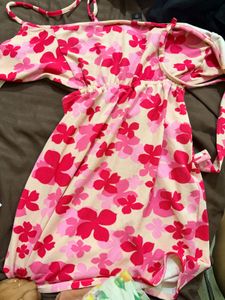 Floral Print Mini Dress