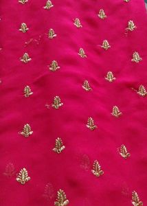 Beautiful Pink Embroidered Saree