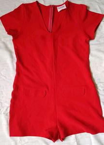 Red Playsuit