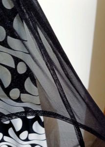 Elegant Black Sheer long Dress