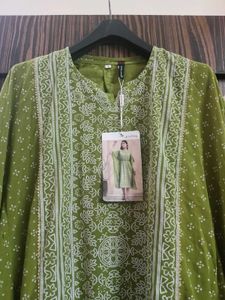 Green Juniper Kaftan Without Belt