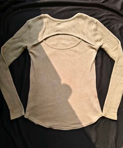 Ribbed Long Sleeve Top
