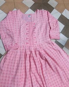 Pink naira suit with dupatta