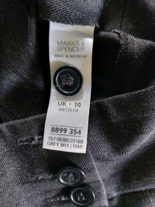 Dark Grey Formal Trousers From Marks &amp; Spencer
