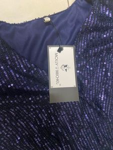 Sequin Navy Blue gown(available for a limited peri