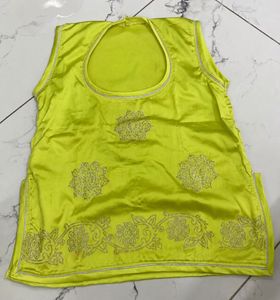 parrot green rajputi poshak with pure odhni