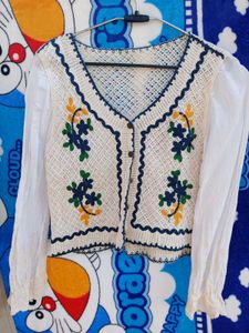 Vintage Embroidered Cardigan