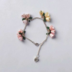Floral Charm Bracelet