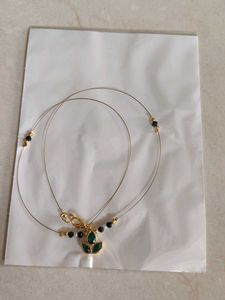 Leaf Pendant Necklace Set