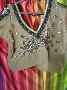 Embroidered Saree heavy