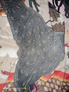 Gray Floral Print set